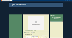Desktop Screenshot of dyson-vacuumcleaners.blogspot.com