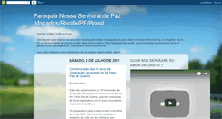 Desktop Screenshot of paroquianossasenhoradapazafogados.blogspot.com