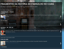 Tablet Screenshot of fragmentosdahistriadoevangelhonoceara.blogspot.com