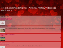 Tablet Screenshot of iplcheerleaders.blogspot.com