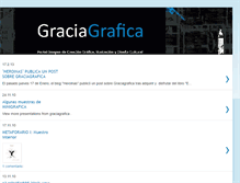 Tablet Screenshot of graciagrafica.blogspot.com