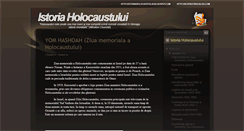 Desktop Screenshot of istoriaholocaustului.blogspot.com