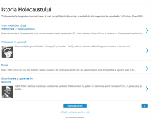 Tablet Screenshot of istoriaholocaustului.blogspot.com
