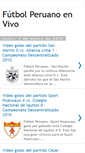 Mobile Screenshot of futbolperuano-envivo.blogspot.com