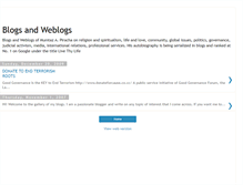 Tablet Screenshot of blogsandweblogs.blogspot.com