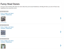 Tablet Screenshot of funnyheadstones.blogspot.com