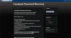 Desktop Screenshot of facebookpasswordrecovery.blogspot.com