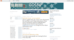 Desktop Screenshot of bigbrother9gossip.blogspot.com