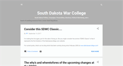 Desktop Screenshot of dakotawarcollege.blogspot.com