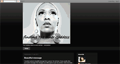 Desktop Screenshot of findingtheinnergoddess.blogspot.com