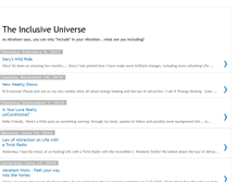 Tablet Screenshot of inclusiveuniverse.blogspot.com