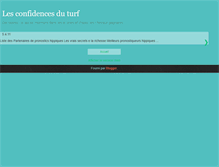 Tablet Screenshot of confidences-turf.blogspot.com