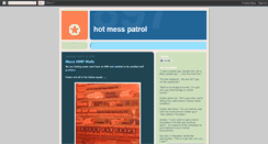 Desktop Screenshot of hotmesspatrol.blogspot.com