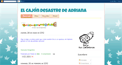 Desktop Screenshot of elcajondesastredeadriana.blogspot.com