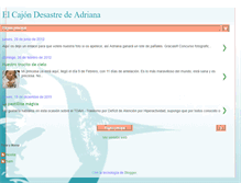 Tablet Screenshot of elcajondesastredeadriana.blogspot.com