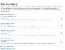 Tablet Screenshot of beritalumajang.blogspot.com