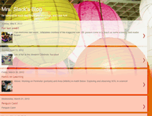 Tablet Screenshot of mrsslack.blogspot.com
