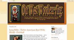 Desktop Screenshot of outwestwoodcarving.blogspot.com