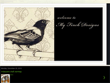 Tablet Screenshot of myfinchdesigns.blogspot.com