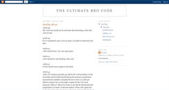 Desktop Screenshot of bro-code.blogspot.com