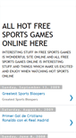 Mobile Screenshot of free-online-sports-games.blogspot.com