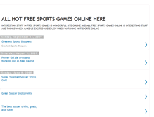 Tablet Screenshot of free-online-sports-games.blogspot.com