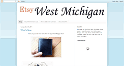 Desktop Screenshot of etsywestmichigan.blogspot.com