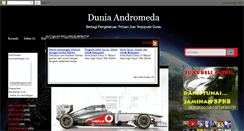 Desktop Screenshot of duniaandromedaku.blogspot.com