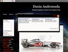 Tablet Screenshot of duniaandromedaku.blogspot.com