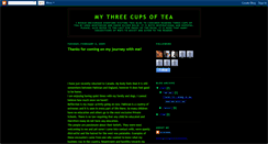 Desktop Screenshot of mythreecupsoftea.blogspot.com