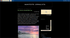 Desktop Screenshot of manifestojornalista.blogspot.com