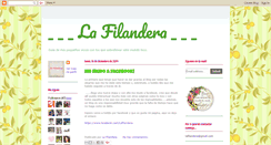 Desktop Screenshot of lafilandera.blogspot.com