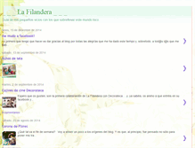 Tablet Screenshot of lafilandera.blogspot.com