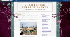 Desktop Screenshot of christensencurrentevents.blogspot.com