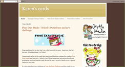 Desktop Screenshot of karenscards.blogspot.com