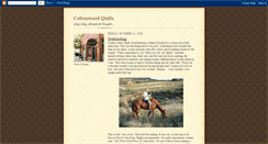 Desktop Screenshot of cottonwoodquiltscolorado.blogspot.com