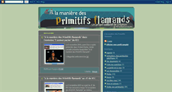 Desktop Screenshot of alamanieredesprimitifsflamands.blogspot.com