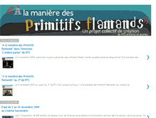 Tablet Screenshot of alamanieredesprimitifsflamands.blogspot.com