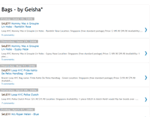 Tablet Screenshot of geisha-bags.blogspot.com