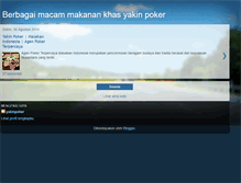 Tablet Screenshot of berbagaimacammakanankhasyakinpoker.blogspot.com