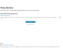 Tablet Screenshot of frozenpizzabest.blogspot.com