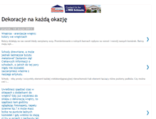 Tablet Screenshot of dekoracjanakazdaokazje.blogspot.com