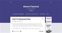 Desktop Screenshot of almostclassical.blogspot.com