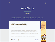 Tablet Screenshot of almostclassical.blogspot.com