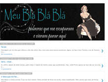 Tablet Screenshot of meu-bla-bla-bla.blogspot.com