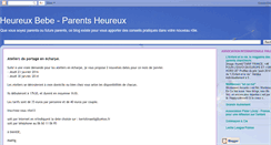 Desktop Screenshot of heureuxbebe.blogspot.com