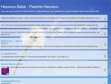 Tablet Screenshot of heureuxbebe.blogspot.com