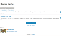 Tablet Screenshot of denisesantos.blogspot.com