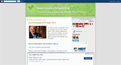 Desktop Screenshot of meanncanada.blogspot.com
