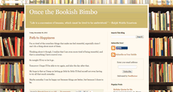 Desktop Screenshot of bookishbimbo.blogspot.com